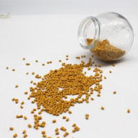 Venta directa del fabricante Universal Plastic Color Masterbatch Partículas en amarillo