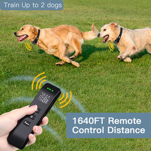 दूरस्थ वाटरप्रूफ छाल के साथ कोई शॉक डॉग प्रशिक्षण कॉलर और व्यवहार उपकरण कुत्ते के लिए छाल निवारक उपकरण - Product Image 5