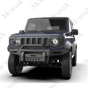 Pare-chocs avant <span class=keywords><strong>pour</strong></span> <span class=keywords><strong>Suzuki</strong></span> <span class=keywords><strong>Jimny</strong></span> JB74 3/5 Porte Avant Bull Bar Nouveau Offre Spéciale 4x4 Tout-Terrain Véhicule Accessoires Noir Acier En Gros - Product Image 4