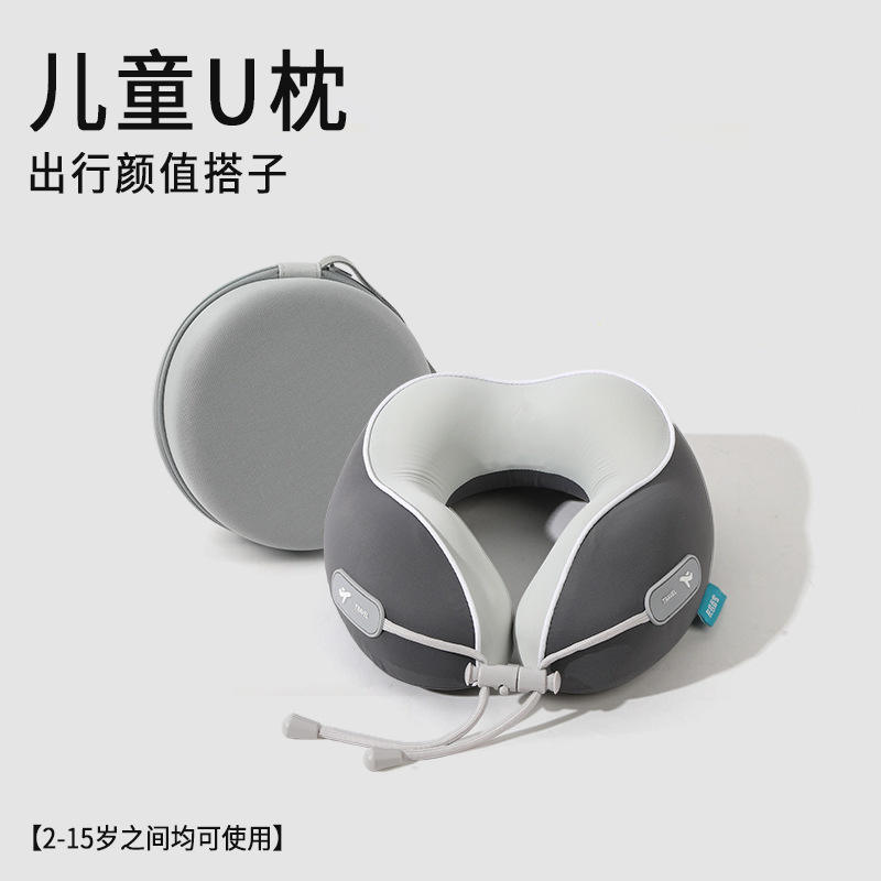 กล่องเก็บของผ้าสีเทาเข้มสำหรับเด็ก