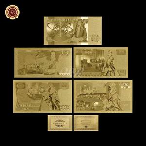 Accessoires de billets de banque <span class=keywords><strong>en</strong></span> or personnalisés, monnaie <span class=keywords><strong>en</strong></span> plastique, livres sterling, <span class=keywords><strong>euros</strong></span>, billets de banque, cadeau pour homme - Product Image 2