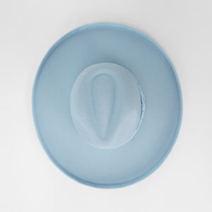 Nouveau gros mode femmes <span class=keywords><strong>large</strong></span> <span class=keywords><strong>crayon</strong></span> bord luxe 100% polyester avec ruban arc Fedora chapeaux en <span class=keywords><strong>feutre</strong></span> - Product Image 6