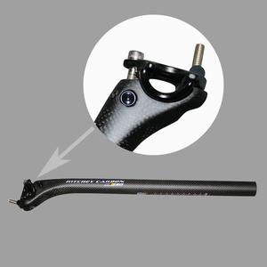<span class=keywords><strong>Tija</strong></span> de sillín de fibra de <span class=keywords><strong>carbono</strong></span>, 27,2/30,8/31,6mm, mate/brillante, 3k, luz para asiento, tube350/400mm - Product Image 4