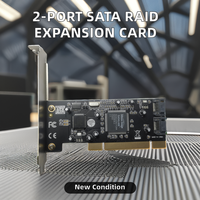 Tarjeta de Matriz de Discos RAID de Doble Canal, 2 Puertos PCI para Expansión de Disco Duro, Marca LAIKETAI SIL3112, Componentes Electrónicos en Stock