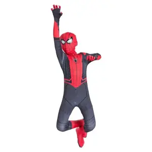 Hot Red and Black Spider-Man Suit Venta al por mayor Disfraces de anime para niños Spiderman Zentai Cosplay Ropa