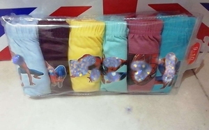 Ensemble de caleçons pour enfants de haute qualité, imprimé mignon de dessins animés, 100 % coton, pour garçons et jeunes hommes. - Product Image 4