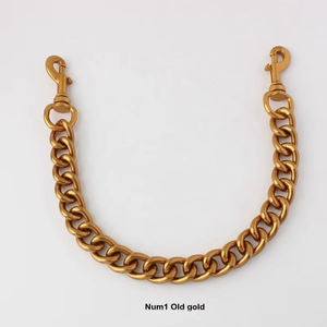 Chaîne <span class=keywords><strong>de</strong></span> <span class=keywords><strong>sac</strong></span> <span class=keywords><strong>à</strong></span> <span class=keywords><strong>main</strong></span> en métal Nolvo World 45cm-130cm, finition or vieilli, vente en gros, anneau métallique rond, <span class=keywords><strong>mousqueton</strong></span>, chaîne <span class=keywords><strong>de</strong></span> <span class=keywords><strong>sac</strong></span> en métal - Product Image 4