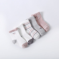 Dessin animé mignon enfants coton chaussettes ensemble tricot hiver garçons et filles bébé enfants chaussettes toddle enfant nouveau-né chaussettes