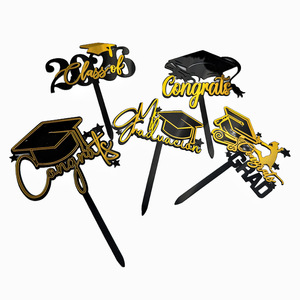Honey And Sweetness Graduation <b>Cake</b> Topper Acrylic 2026 Class Of Congrats <b>Decorations</b> For Graduation Party <b>Supplies</b> - Product Image 5