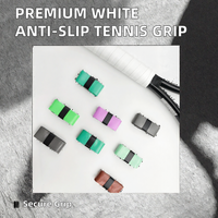 Nouvelle Bande Antidérapante Blanche de Haute Qualité, Film Adhésif Épais pour Raquettes de Tennis, Badminton et Padel, Overgrip en Caoutchouc PU Personnalisable et Portable