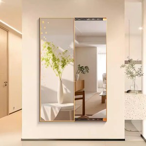 Pittura decorativa a figura intera dello specchio di progettazione di arte moderna Deco di progettazione della <span class=keywords><strong>parete</strong></span> che appende con le caratteristiche nascoste - Product Image 2