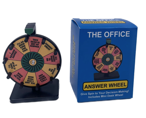 Custom Mini Plastic Desktop Answer Wheel Spin Toy for Office Promotion and Spinning Game Novelty Gifts