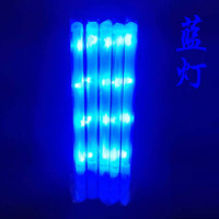 Bâton lumineux fluorescent en plastique LED, bâton lumineux arc-en-ciel pour fête, concert, bar, accessoires de soutien pour les fêtes, accessoires lumineux