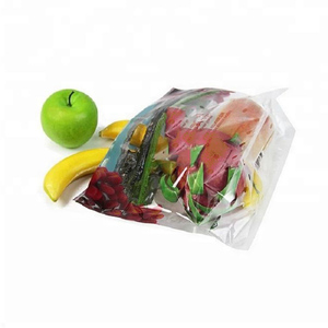 Wholesale Portable Anti Fog Zipper Keep Fresh Plastic Packing Bag For Fruits Apple Grape Banana Fruit <b>Vegetable</b> Packaging - Product Image 5