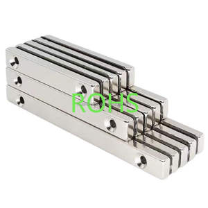 Magnet Neodymium Kelas Industri N35 Komposit Besi Nitrida dan Ndfeb Berlapis Emas Nikel Bahan Magnetik Bentuk Lembaran Silinder - Product Image 4