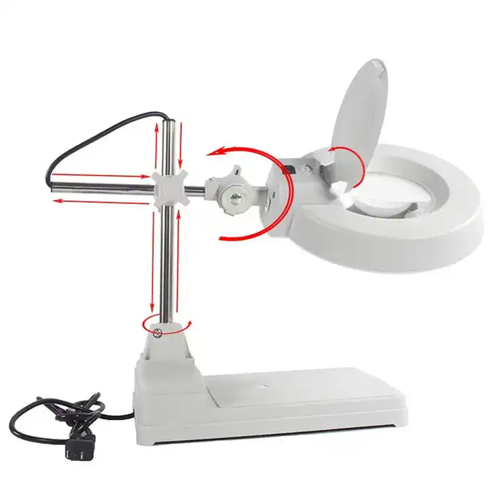 Magnifier lamp - Microscopes - Magnifying glasses - Equipment 