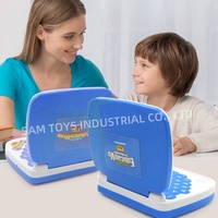 Ordinateur portable éducatif intelligent pour enfants Samtoycn en plastique, jouet pour bébé, machine d'apprentissage de l'espagnol et de l'anglais, tablette avec souris