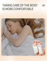 Patchs détoxifiants pour les pieds Kinoki, tissu non tissé blanc, parfumé aux herbes, taille 6*8, éliminent les toxines, lot de 10