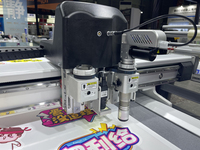 Flatbed Vibratie Mes Papier Honingraat Board Golfkarton Snijplotter Doos Snijmachine Flatbed Snijmachine