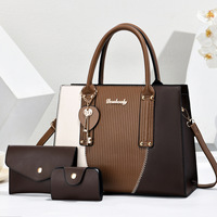 Ensemble de 3 sacs pour femmes : grand sac fourre-tout, sac bandoulière et porte-cartes, sac de travail