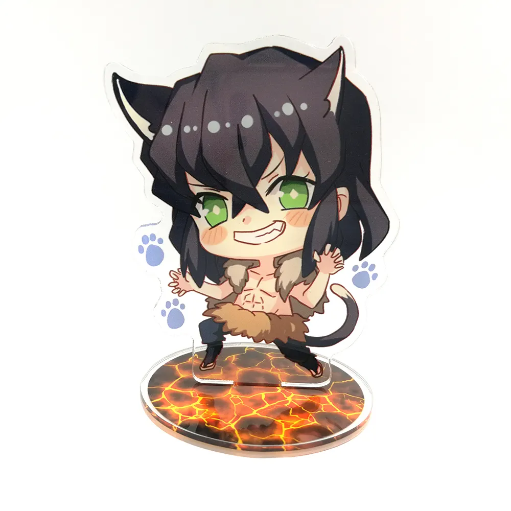 Custom Cartoon Gedrukt Uw Eigen Anime Karakter Standee Acryl Cartoon Charm