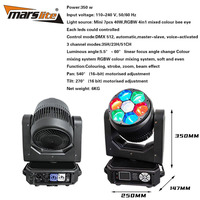 Lyre LED mobile 7x40W Bee Eye RGBW avec zoom et effet wash pour DJ et scène événementielle