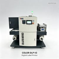 Imprimante d'étiquettes couleur numérique DLP V3 haute puissance, largeur 320 mm, imprimante d'autocollants adhésifs commerciaux