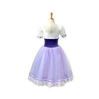 Tutu de ballet pour enfants et adultes Giselle Copelia, robe romantique, costume de performance, tenue de danse longue en tulle