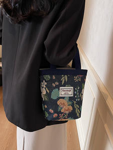 Bolso Tote de Lona Novedad Primavera 2026 para Mujer, Bolso de Hombro Individual de Moda, Bolso Cubo de Mano - Product Image 5