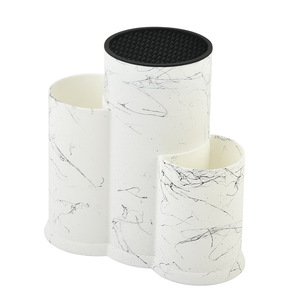 Portacuchillos multifuncional de plástico, redondo, desmontable, para almacenamiento en la cocina, para uso doméstico. - Product Image 5