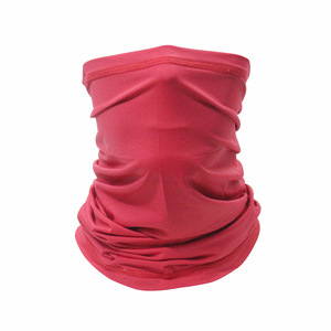 Masque facial de protection solaire en soie glacée noir multifonctionnel pour sports de plein air, cache-cou, masque de cyclisme unisexe pour adultes - Product Image 4