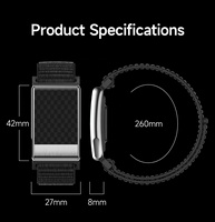 Pulsera Inteligente E900 con Llamadas Bluetooth, Monitor de Presión Arterial, Frecuencia Cardíaca, SpO2, Múltiples Modos Deportivos, Resistente al Agua IP68, Rastreador de Actividad Física, Compatible con OEM LOOP