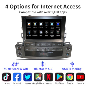 Autoradio stéréo, Navigation GPS pour LEXUS LX570 <span class=keywords><strong>8</strong></span> pouces 2007-2015 Android avec Bluetooth WiFi Mirror Link USB AUTO VIDEO AUDIO - Product Image 6