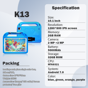10 Inch K13 MT8321 <span class=keywords><strong>Android</strong></span> 7.0 Trẻ Em Học Tập Máy Tính Bảng Quad Core Giáo Dục Máy Tính Bảng PC Trẻ Em Giá Rẻ Máy Tính Bảng Với Khe Cắm Thẻ Sim - Product Image 2