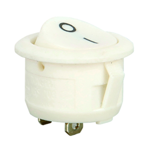 Interruptor Basculante Redondo de 3 Pines y 3 Posiciones de 23 mm, 6A/250V 10A/125V CA, ON-OFF-ON, SPDT - Product Image 2