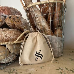 Promotional 100% Cotton <b>Drawstring</b> <b>Pouch</b> Organic Pure Cotton <b>Pouch</b> for Gift - Product Image 1