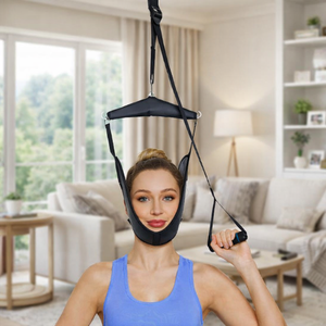 Dispositivo de Tracción Cervical Personalizado para Usar Sobre la Puerta, Hamaca Portátil para Estirar el Cuello y Aliviar el Dolor, Descompresor Cervical - Product Image 1