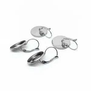 Base de l'oreille en acier inoxydable 316, clip de boucle d'oreille français pour bricolage, accessoires de fabrication de bijoux