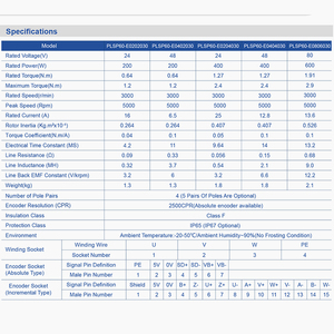 प्रिमागोपाल 60 मिमी 20 किलोग्राम 35 किलोग्राम 50 किलोग्राम टर्नटेबल इलेक्ट्रिक सर्वो मोटर 400 के साथ 550w 600w dc ब्रशलेस सर्विसो मोटर - Product Image 4