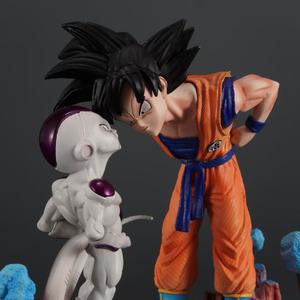 Figurines d'anime Dragon Ball Super Saiya en PVC, Sun Wukong et <span class=keywords><strong>Frisa</strong></span>, Goku Vs. <span class=keywords><strong>Frisa</strong></span> Crosseye, modèle fait à la main, boîte de couleur - Product Image 4