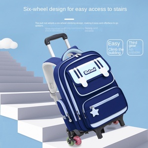 Sac <span class=keywords><strong>à</strong></span> dos Oxford de grande capacité pour élèves du primaire 25 New Pull-Rod Design One Six Grades Cartoon Reduce Burden for Boys - Product Image 3