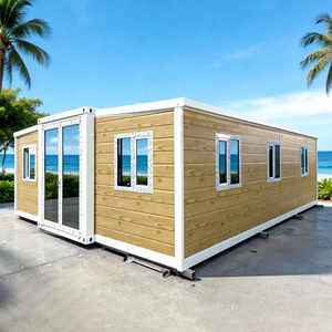 Maison conteneur préfabriquée extensible à double étage de 59 m² (30 pieds), 4 chambres, 2 salles de bain, petite maison mobile empilable, villa - Product Image 1