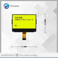 Harga Terjangkau Modul COG SCCdisplay 240128 COG STN Positive Green Backlight 3.3V Layar PMOLED Daya Rendah 240X128 Dot