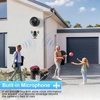 Cámara de Seguridad PoE 4COVR 8Mp 4K, Cámara IP para Exteriores con Audio, Visión Nocturna, Detección Facial por IA, Vigilancia CCTV, Visualización Remota por Aplicación