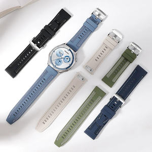 Correa de Silicona de Nailon Trenzado de 22 mm de Liberación Rápida con un Clic para Reloj Hauwei GT6, Correa para Hauwei Ultimate <span class=keywords><strong>2</strong></span> GT5 de Liberación Rápida - Product Image 5