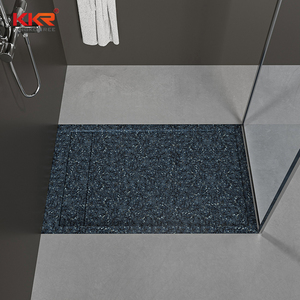 Base de <span class=keywords><strong>douche</strong></span> rectangulaire en <span class=keywords><strong>acrylique</strong></span> <span class=keywords><strong>à</strong></span> surface solide KKR Modern Hotel, <span class=keywords><strong>bac</strong></span> de <span class=keywords><strong>douche</strong></span> portable avec garantie de 5 ans - Product Image 4