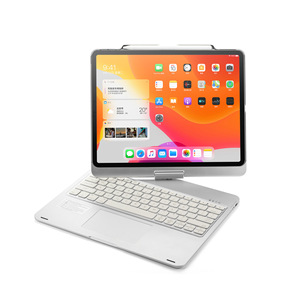 <span class=keywords><strong>iPad</strong></span> Pro 12.9 นิ้ว <span class=keywords><strong>iPad</strong></span> Air 13 นิ้ว คีย์บอร์ดไร้สาย A2229 และเคสพร้อมไฟแบ็คไลท์หลากสี ดีไซน์แบบกรรไกร และช่องใส่ปากกา สินค้าใหม่ - Product Image 1