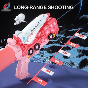 Pistola de agua inflable Chengji, juguete para niños, piscina de verano, juego de disparos, pistola de agua de chorro de aire con tema militar/Espacial de mano - Product Image 4