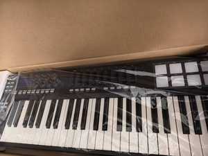PANDAMINIc Contrôleur <span class=keywords><strong>MIDI</strong></span> <span class=keywords><strong>Mini</strong></span> 61 touches Synthétiseur |   <span class=keywords><strong>Clavier</strong></span> musical portable en plastique pour la production en studio - Product Image 3