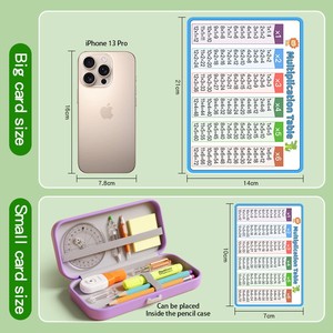Tableau <span class=keywords><strong>de</strong></span> Multiplication et <span class=keywords><strong>de</strong></span> Division pour Enfants, Affiche Laminée, Tableau des Multiplications, Affiche d'Apprentissage Précoce, Aide <span class=keywords><strong>Math</strong></span>ématique Recommandée par les Enseignants - Product Image 6